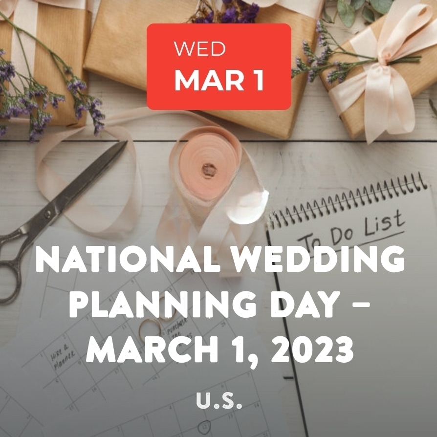 National Wedding Planning Day Custom Tailoring • Dressmaking